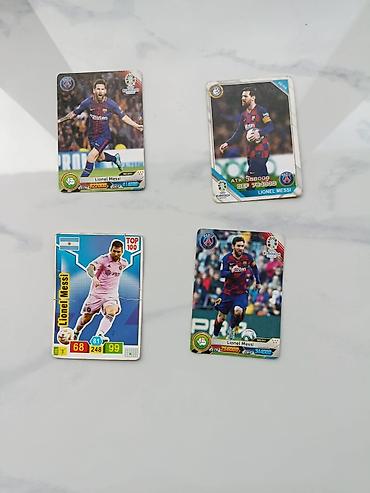 saat dəsti: Lionel Messi mövzusunda kolleksiya kartları dəsti. - Ümumi: 4 ədəd — 1