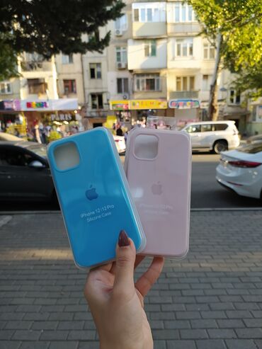 yeni iphone 5s: IPhone 12 və 12 pro silicone case 😍 müxtəlif rənglərdə ✅ Apple və