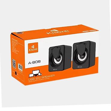 Колонки для ПК и ноутбуков: Компьютерные колонки Kisonli A-808 - хорошее качество, чистый и — 7