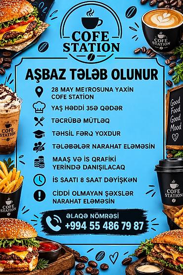 mcdonalds part time: Vakansiya: Aşpaz Müəssisə: Cofe Station Yer: 28 May metrosuna yaxın — 1