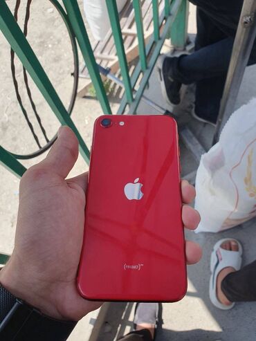 айфон бу 10: IPhone SE 2020, Б/у, 128 ГБ, Красный, Зарядное устройство, Чехол, 87 %