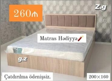 taxt döşəkləri qiymeti: *Taxt Çarpayı 💫 260 Azn* ✔️Material:Rusiya Laminat 18/lik qalınlıqda