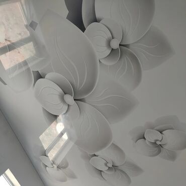 Натяжной потолок: Натяжной потолок Глянцевое, Матовое, 3D потолки Бесплатная консультация, Бесплатный замер, Гарантия — 3