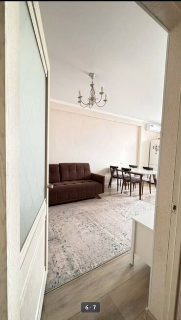 тоголок молдо фрунзе: 1 комната, 38 м², 11 этаж, Евроремонт