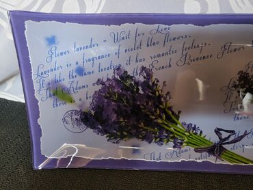 Ostalo posuđe: Tanjir nov barok 2016g italijanski dezen staklen. Tanjir iz 2016g za — 3