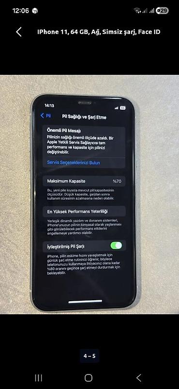 Apple iPhone: IPhone 11, 64 GB, Ağ — 2