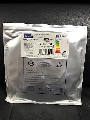 Sijalice: Newlec fleksibilna LED traka, 5 m, 24 V DC, IP67 – topla bela - — 1