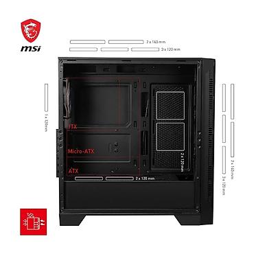 optimal elaqe: MSI MAG FORGE 321R AIRFLOW – optimal soyutma və geniş daxili həcm — 3