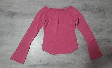 braon helanke: Ženska majica dugih rukava – roza vel S-M,ocuvana - Model: tanji — 1