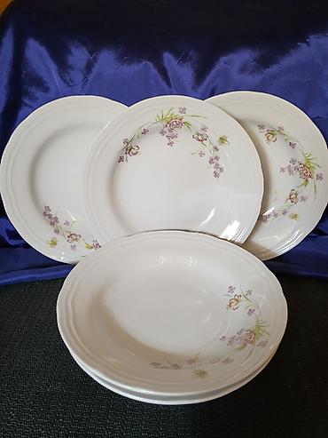 bicikle type 1: Tanjiri Boris Kidric porcelan Jugoslavija iz 70ih.godina. Tanjiri — 2