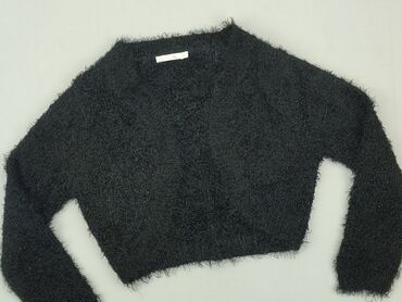 czarny sweterek rozpinany do sukienki: Sweater, 14 years, 158-164 cm, condition - Good