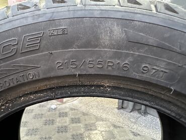 Шины: Шины 215 / 55 / R 16, Зима, Б/у, Комплект, Легковые, Япония, Michelin