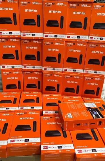 Smart TV bokslar: Yeni Smart TV boks Google TV 8 GB / 128 GB, Android, Ödənişli çatdırılma, Ünvandan götürmə, Rayonlara çatdırılma