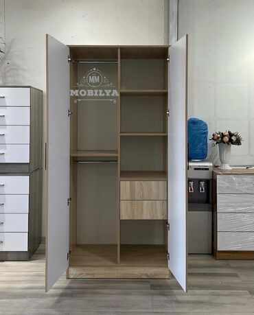 Dolablar: Yeni, Açılan, 2 qapılı Düz dolab, Qarderob, paltar dolabı, Azərbaycan — 8