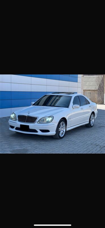белый мерс: Mercedes-Benz S 350: 2004 г., 3.7 л, Автомат, Бензин, Седан