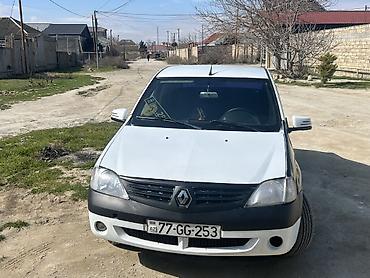 Renault: Renault Logan (ağ sedan) - Kuzov: 4 qapılı sedan, ağ rəng, qara — 24
