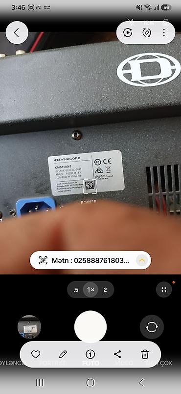 Микшеры: Dynacord CMS 1600 kompakt miksinq sistemi Salam aparatda heçbir — 7