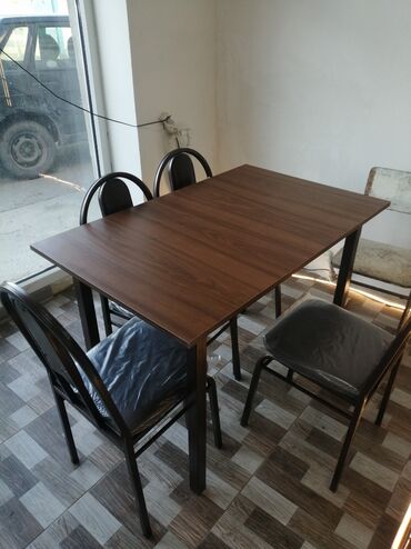 Masa və oturacaq dəstləri: Dəmir stol stul. Stol stul desti anbardan satiş var. Kafe və CAYXANA — 15