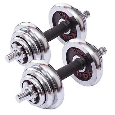 Гантели: Гантели+штанга с кейсом 55кг 3в1 🔥 Набор гантелей в кейсе FitTop York — 4