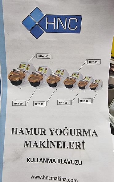 Xəmir yoğuran aparatlar: 50 kq, Türkiyə, Nağd ödəniş — 9