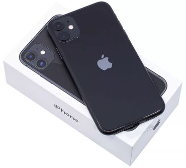 аккумуляторы на ноутбуки: IPhone 11, Колдонулган, 128 ГБ, Black Titanium, Куту, 70 %