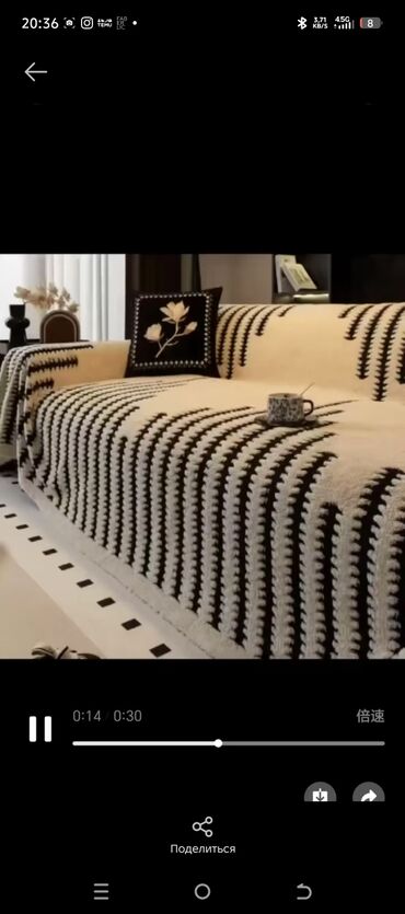 Чехлы для мягкой мебели: Дивандек — накидка/покрывало для дивана - Назначение: защита обивки — 9