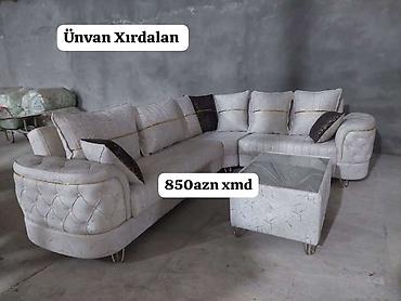 kitab refleri modelleri: Künc divan dəsti - Ünvan: Xırdalan (şəkildə göstərilib) - Qiymət: 850 — 1