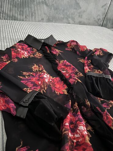 pamučne košulje: Liu Jo, S (EU 36), Floral, color - Black
