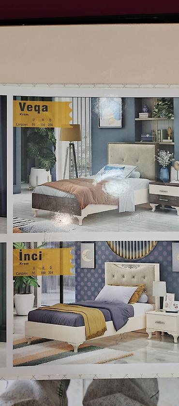 Çarpayılar: Yeni, İkinəfərlik çarpayı, Matras ilə, Türkiyə — 1