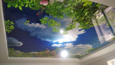 Натяжной потолок: Натяжной потолок Глянцевое, Матовое, 3D потолки Монтаж, Гарантия, Демонтаж — 11