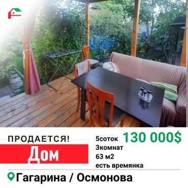 Продажа участков: Дом, 63 м², 3 комнаты, Агентство недвижимости, Косметический ремонт