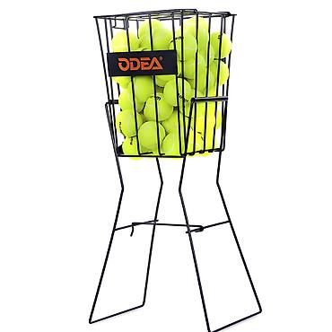 Спортивные сумки: №: 15746 Məhsulun adı: Tennis topları üçün səbət Odea, metal, qara — 1