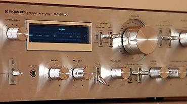 sony hifi usilitel: Pioneer SA-8800 stereo gücləndirici - Klassik 70–80-ci illər dizaynı — 3