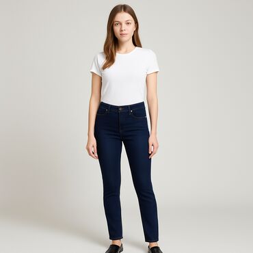 dżinsy skinny high ankle: Gap, Jeans for women, L (EU 40)