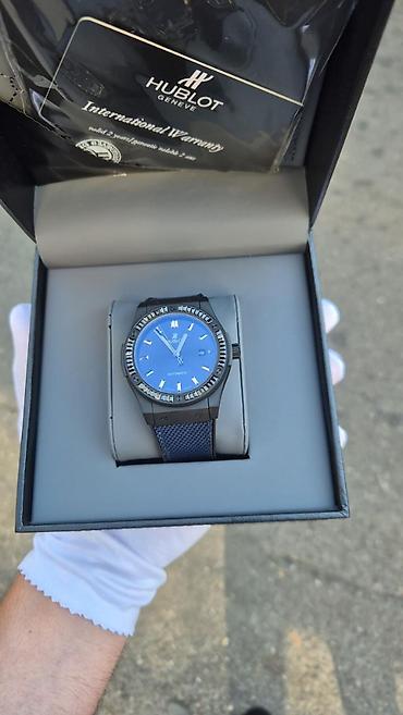 saat alan: Yeni, Qol saatı, Hublot, rəng - Göy — 1