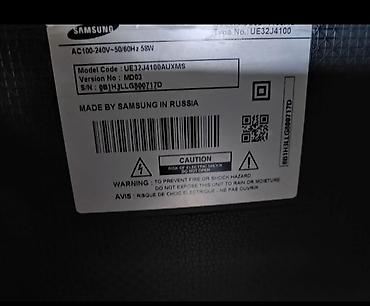 Televizorlar: Samsung LED TV – 32" Model: UE32J4100 (Type: UE32J4100) Ekran: 32 — 2
