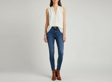 bluzka z dekoltem w serce h m: H&M, Bluzka damska, rozmiar XS