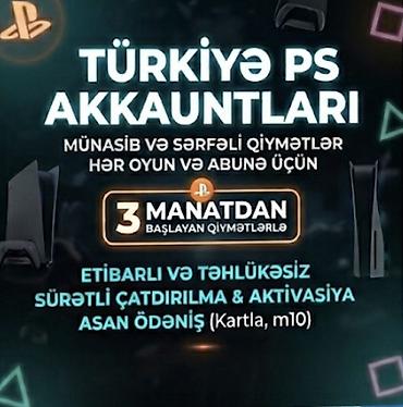 oyun hesabı sat: Türkiyə PS akkauntları - Hər oyun və abunə üçün münasib və sərfəli — 1