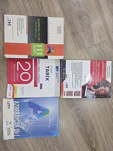 Книги и журналы: 111Mətn 8 azn 20 variant sınaq 3azn Az dili qayda kitabı 3 azn ingilis — 1