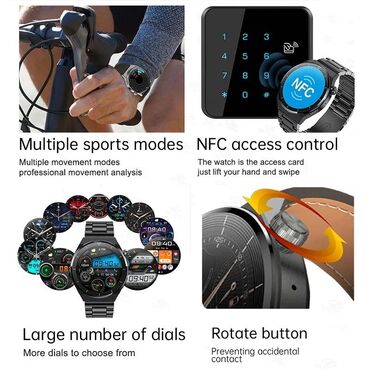 Ručni satovi: Smart watch, Muški — 12