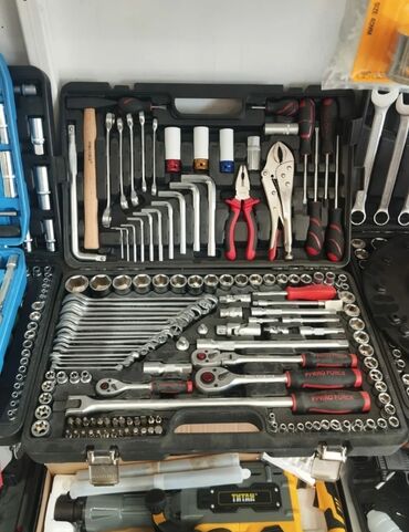 kafel metlax topdan satış: Peşəkar universal alət dəsti – sərt plastik çamadan içində komplekt