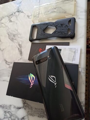 телефон в оше: Asus ROG Phone 3, Б/у, 128 ГБ, цвет - Серый, 2 SIM