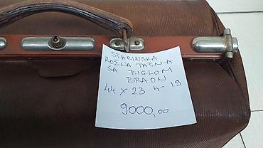 Ostali predmeti za umetnost i kolekcionarstvo: Obijačke tašne model "Alo Bing kako brat" Kožna tašna starinski model — 10