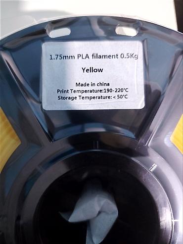3d panel: 3D Printer Filamenti Flashforge PLA 1.75mm 0.5kg (Sarı / Yellow) — 2