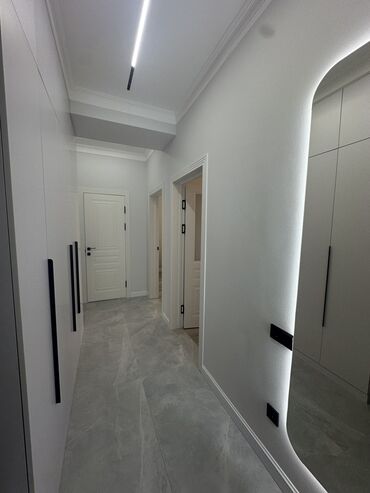 эмарк жибек жолу: 2 комнаты, 64 м², Элитка, 6 этаж, Дизайнерский ремонт