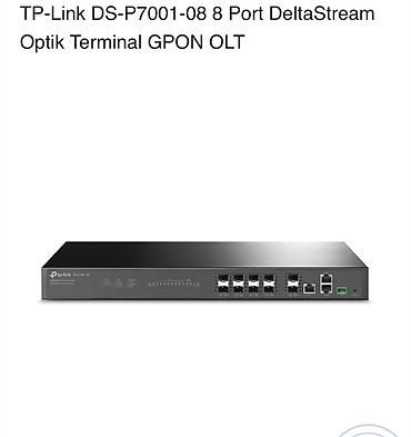 internet mademi: TP-Link DS-P7001-08 — 8 portlu DeltaStream GPON OLT optik terminal — 1