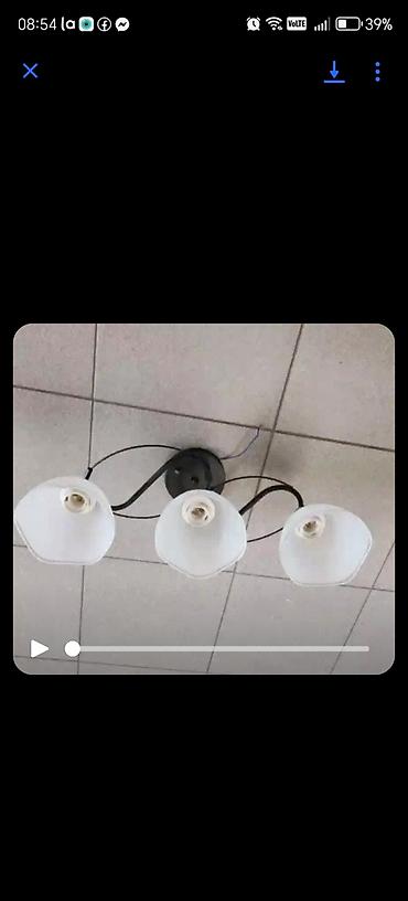 tupperware flase: Plafonska lampa sa 3 svetlosna izvora - Tip: plafonska rasveta sa — 1