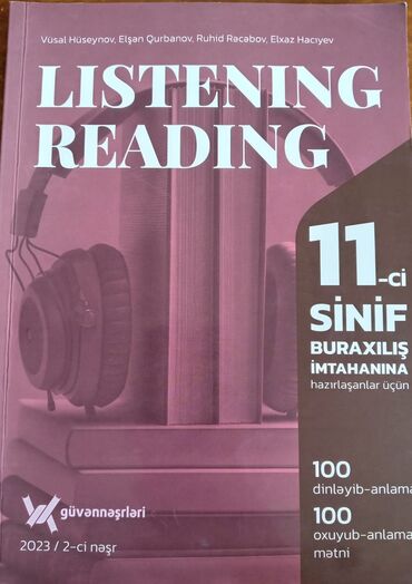 karantina kitabi: Ingilis dili reading listening kitabi. İçi heç yazılmayıb, Güvən