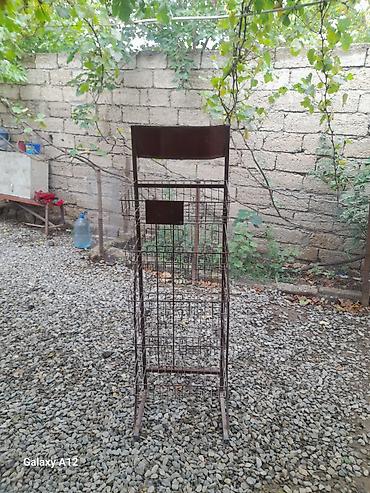 vitrin panel: Metal ticarət stendləri – 3 ədəd - Məhsul tipi: mağaza üçün tel — 5