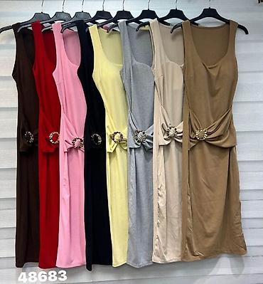 baletanke devojcice: Ribana midi haljina Emi Moda – Made in Italy - Elegantna, pripijena — 9